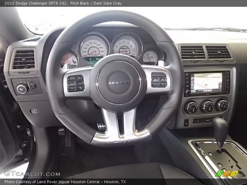 Pitch Black / Dark Slate Gray 2012 Dodge Challenger SRT8 392