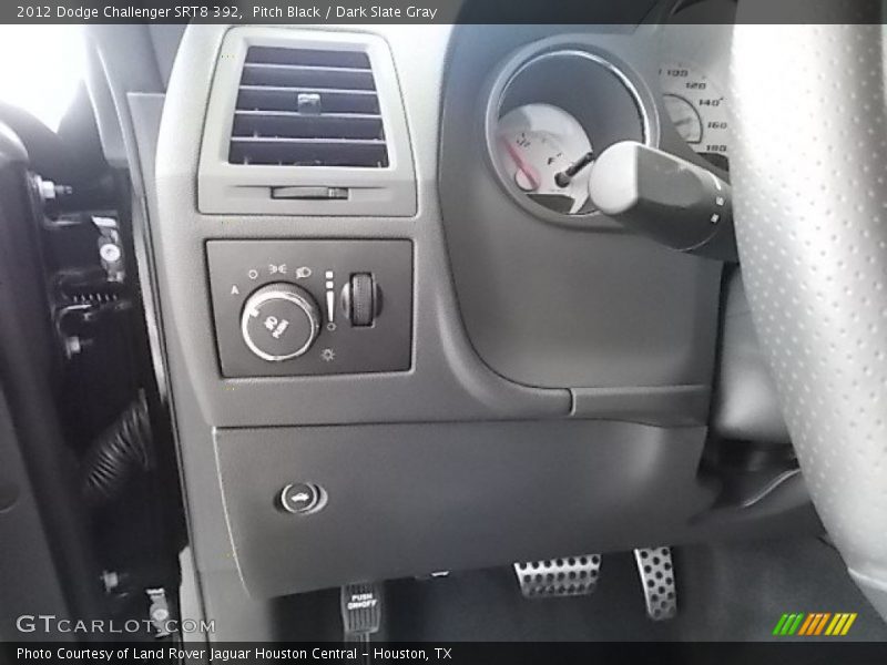Pitch Black / Dark Slate Gray 2012 Dodge Challenger SRT8 392