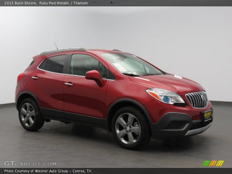 Ruby Red Metallic / Titanium 2013 Buick Encore