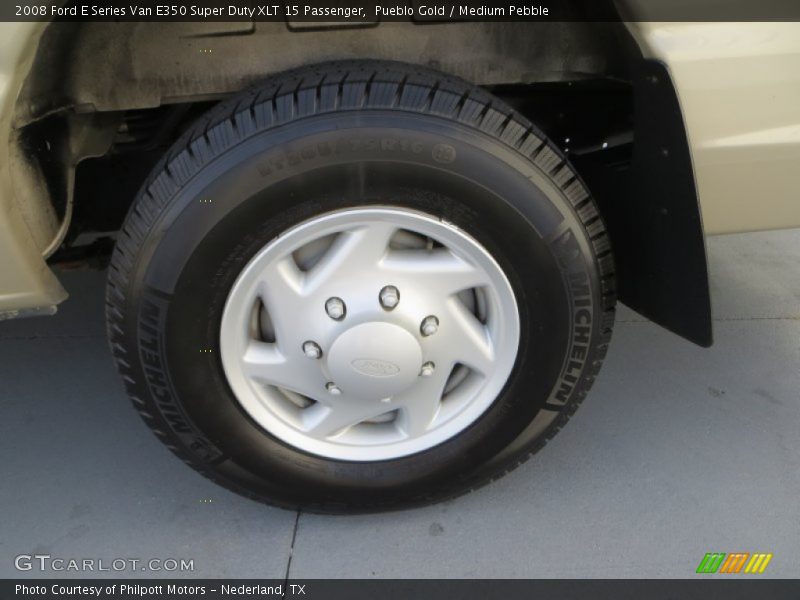 Pueblo Gold / Medium Pebble 2008 Ford E Series Van E350 Super Duty XLT 15 Passenger