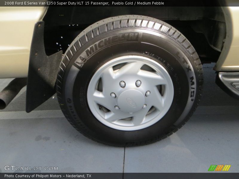 Pueblo Gold / Medium Pebble 2008 Ford E Series Van E350 Super Duty XLT 15 Passenger