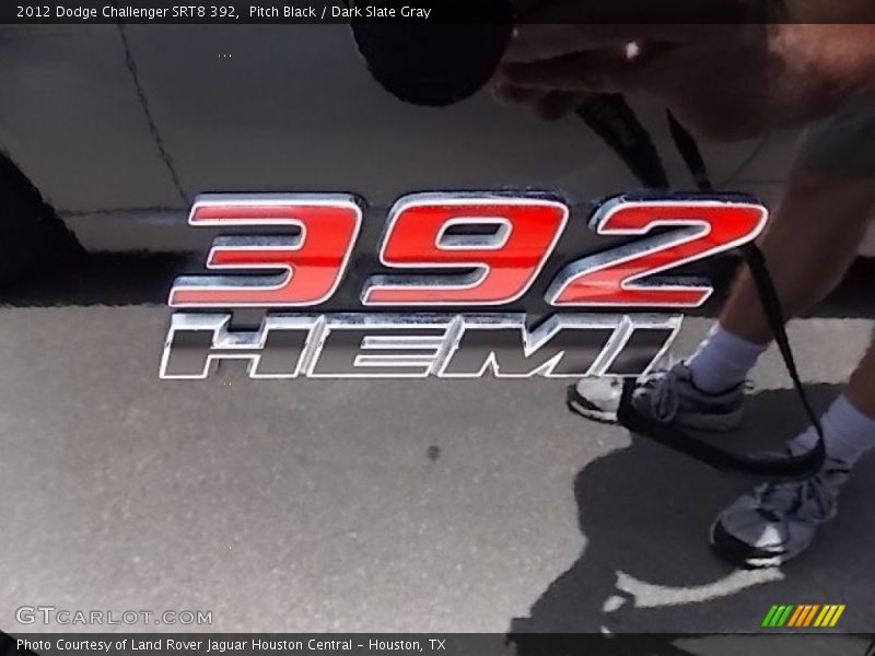 Pitch Black / Dark Slate Gray 2012 Dodge Challenger SRT8 392