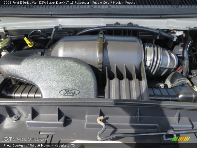 Pueblo Gold / Medium Pebble 2008 Ford E Series Van E350 Super Duty XLT 15 Passenger