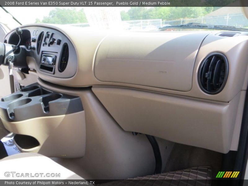 Pueblo Gold / Medium Pebble 2008 Ford E Series Van E350 Super Duty XLT 15 Passenger
