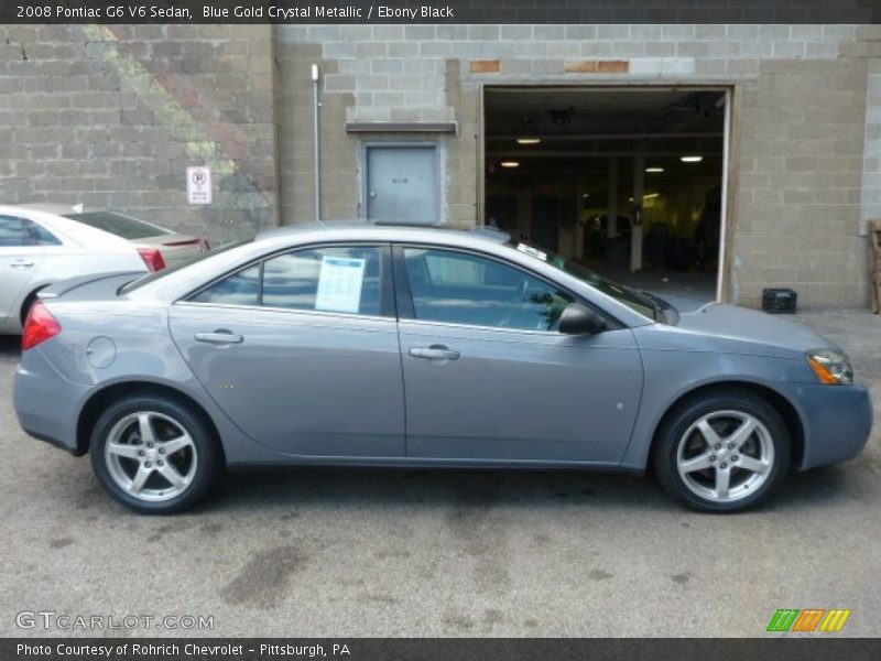  2008 G6 V6 Sedan Blue Gold Crystal Metallic