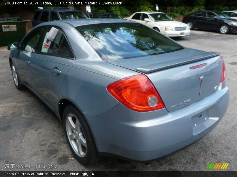  2008 G6 V6 Sedan Blue Gold Crystal Metallic
