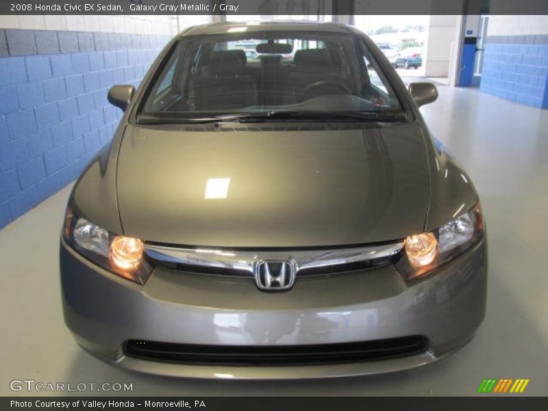 Galaxy Gray Metallic / Gray 2008 Honda Civic EX Sedan
