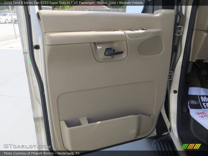 Pueblo Gold / Medium Pebble 2008 Ford E Series Van E350 Super Duty XLT 15 Passenger