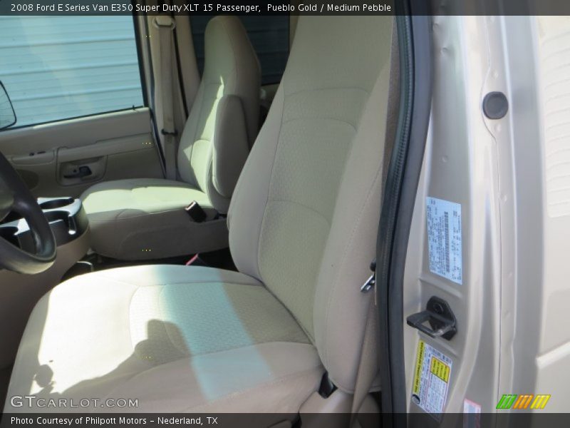 Pueblo Gold / Medium Pebble 2008 Ford E Series Van E350 Super Duty XLT 15 Passenger