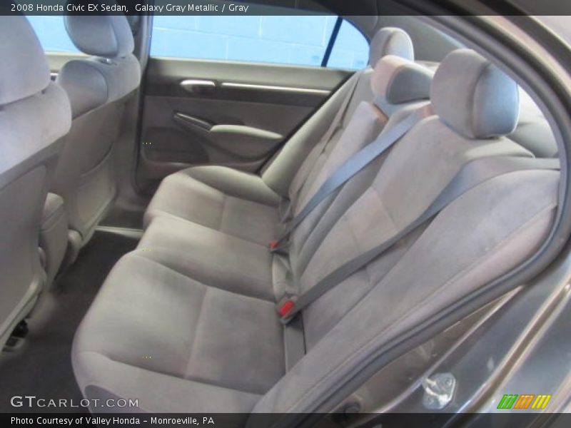 Galaxy Gray Metallic / Gray 2008 Honda Civic EX Sedan
