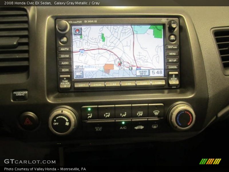 Galaxy Gray Metallic / Gray 2008 Honda Civic EX Sedan
