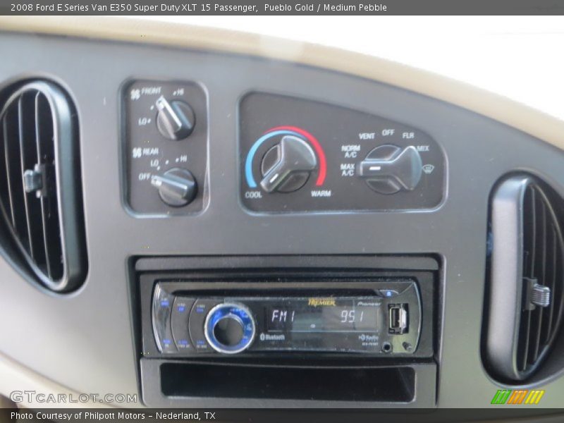 Pueblo Gold / Medium Pebble 2008 Ford E Series Van E350 Super Duty XLT 15 Passenger