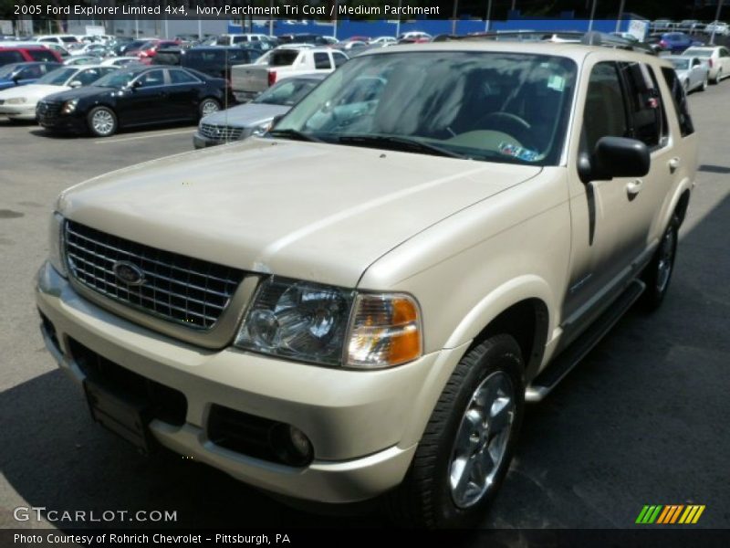 Ivory Parchment Tri Coat / Medium Parchment 2005 Ford Explorer Limited 4x4