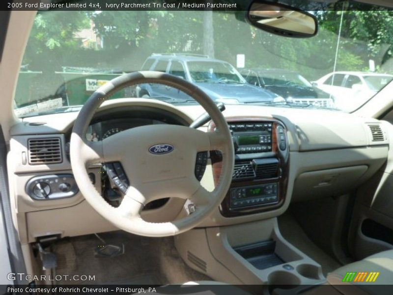 Ivory Parchment Tri Coat / Medium Parchment 2005 Ford Explorer Limited 4x4