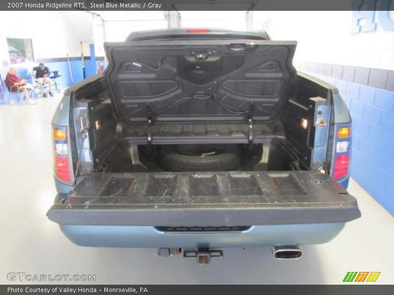 Steel Blue Metallic / Gray 2007 Honda Ridgeline RTS