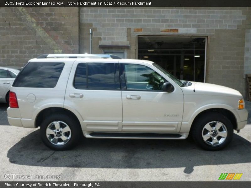 Ivory Parchment Tri Coat / Medium Parchment 2005 Ford Explorer Limited 4x4