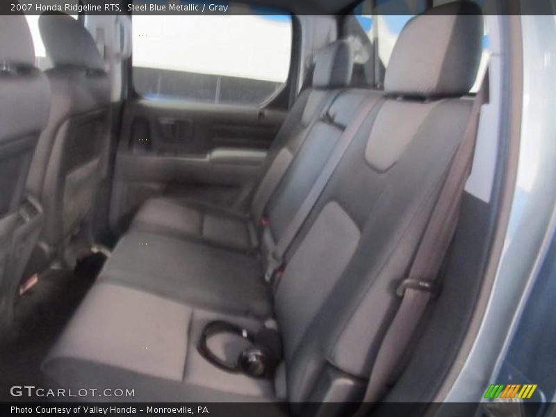Steel Blue Metallic / Gray 2007 Honda Ridgeline RTS