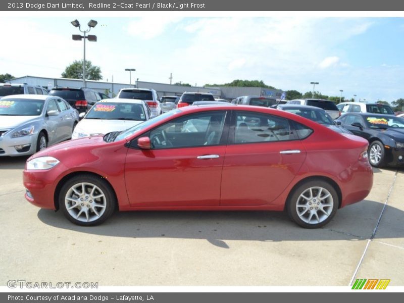 Redline 2-Coat Pearl / Black/Light Frost 2013 Dodge Dart Limited
