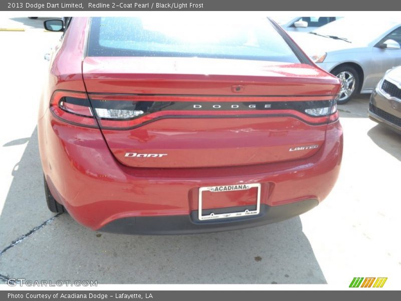 Redline 2-Coat Pearl / Black/Light Frost 2013 Dodge Dart Limited