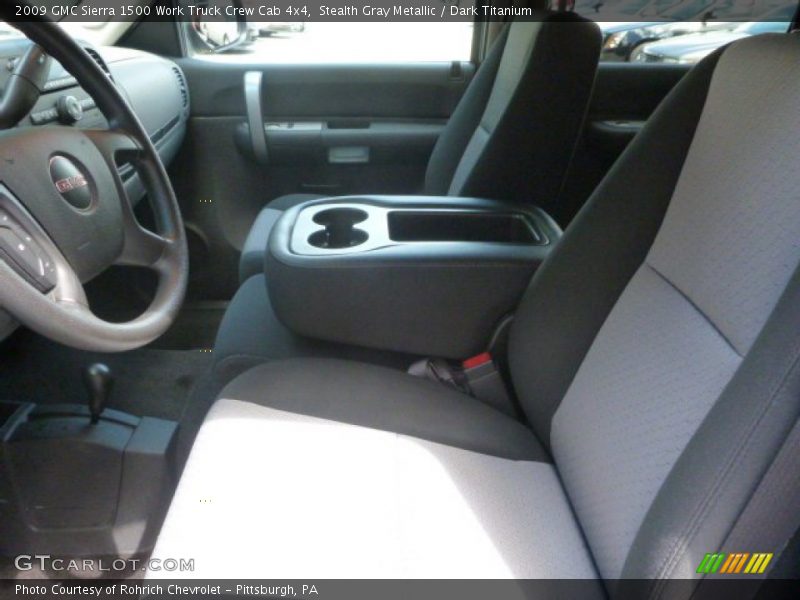 Stealth Gray Metallic / Dark Titanium 2009 GMC Sierra 1500 Work Truck Crew Cab 4x4