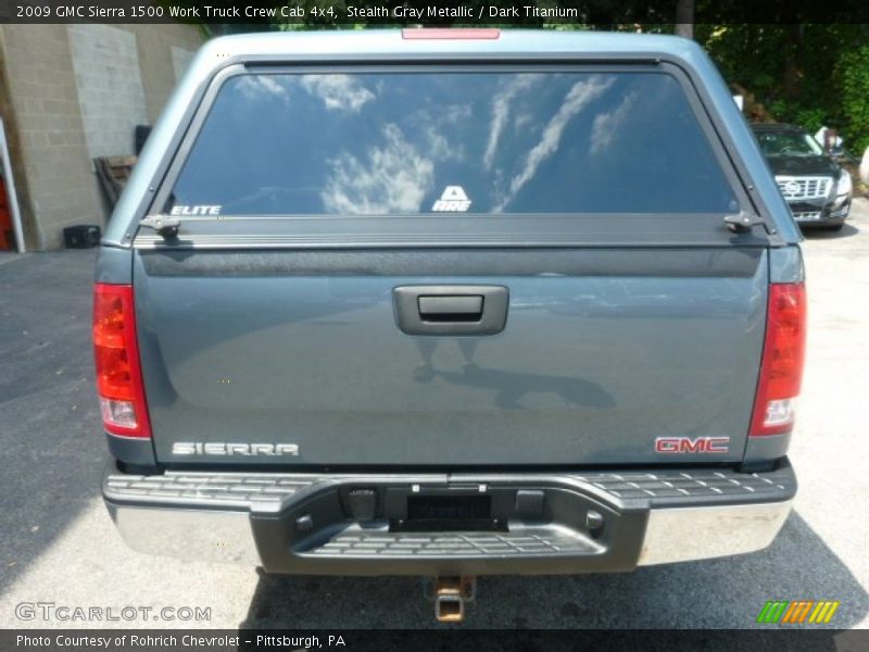 Stealth Gray Metallic / Dark Titanium 2009 GMC Sierra 1500 Work Truck Crew Cab 4x4