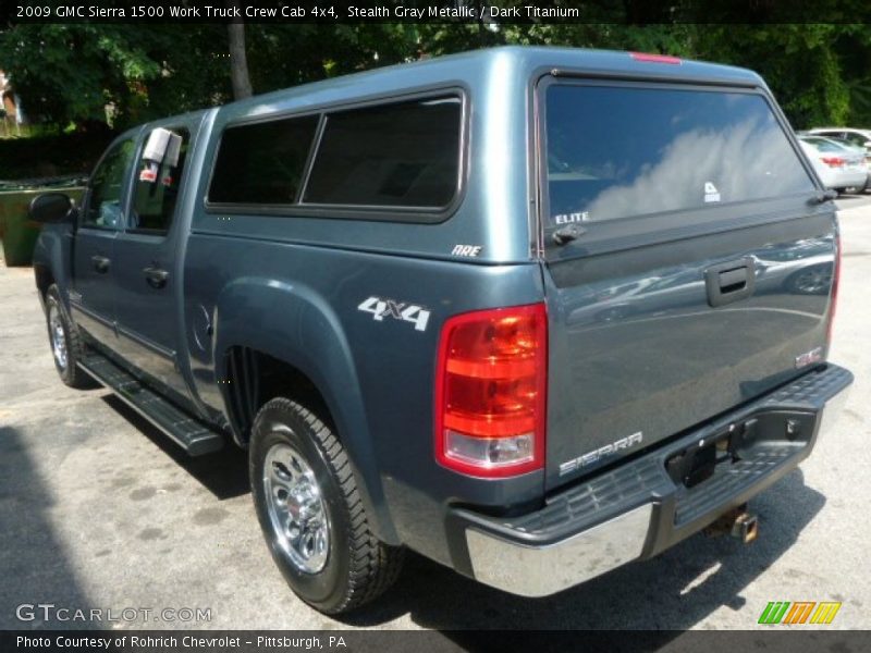 Stealth Gray Metallic / Dark Titanium 2009 GMC Sierra 1500 Work Truck Crew Cab 4x4