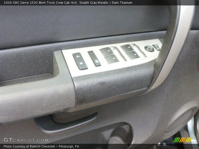 Stealth Gray Metallic / Dark Titanium 2009 GMC Sierra 1500 Work Truck Crew Cab 4x4