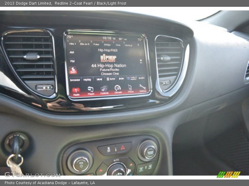 Redline 2-Coat Pearl / Black/Light Frost 2013 Dodge Dart Limited