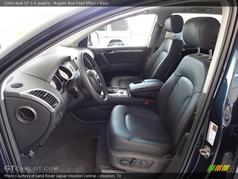 Mugello Blue Pearl Effect / Black 2009 Audi Q7 3.6 quattro
