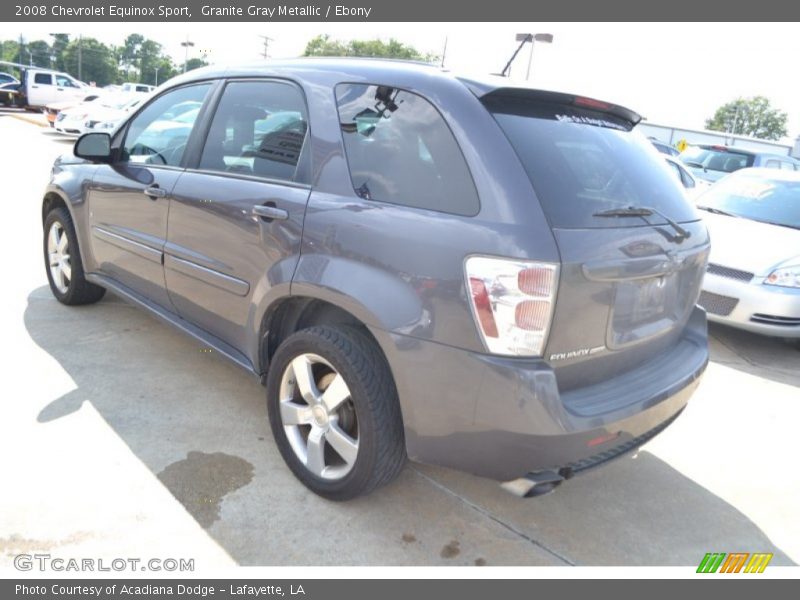 Granite Gray Metallic / Ebony 2008 Chevrolet Equinox Sport