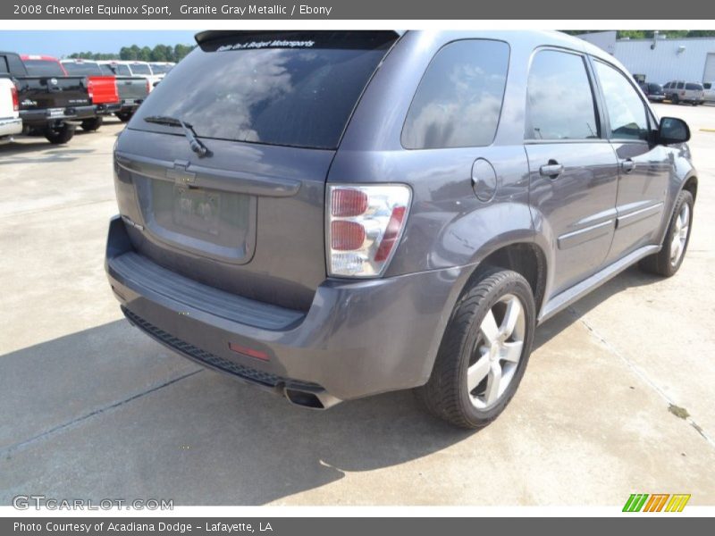 Granite Gray Metallic / Ebony 2008 Chevrolet Equinox Sport