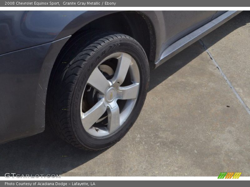 Granite Gray Metallic / Ebony 2008 Chevrolet Equinox Sport