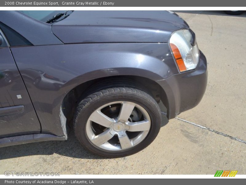 Granite Gray Metallic / Ebony 2008 Chevrolet Equinox Sport