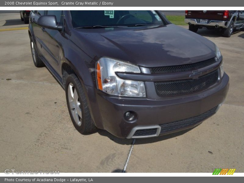 Granite Gray Metallic / Ebony 2008 Chevrolet Equinox Sport