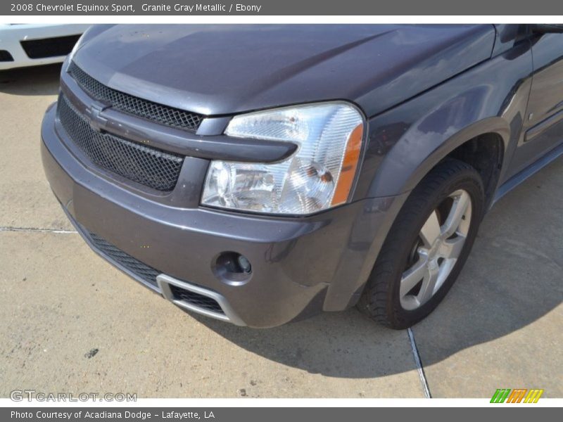 Granite Gray Metallic / Ebony 2008 Chevrolet Equinox Sport