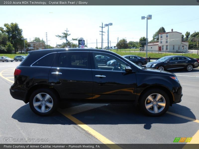 Crystal Black Pearl / Ebony 2010 Acura MDX Technology