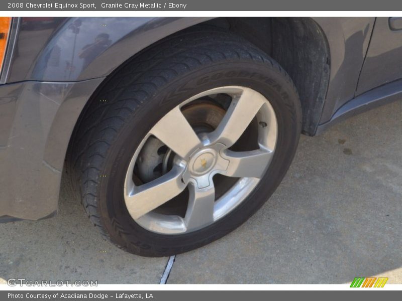 Granite Gray Metallic / Ebony 2008 Chevrolet Equinox Sport