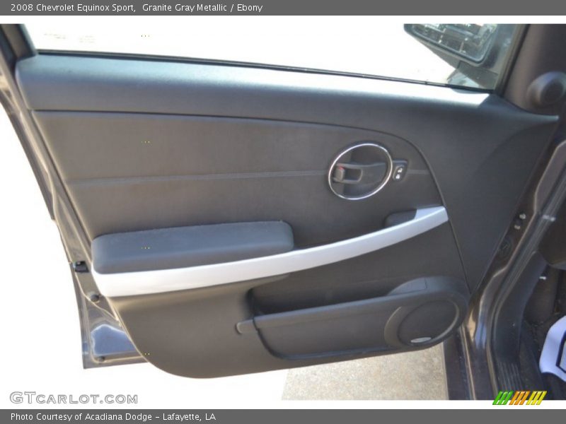 Granite Gray Metallic / Ebony 2008 Chevrolet Equinox Sport