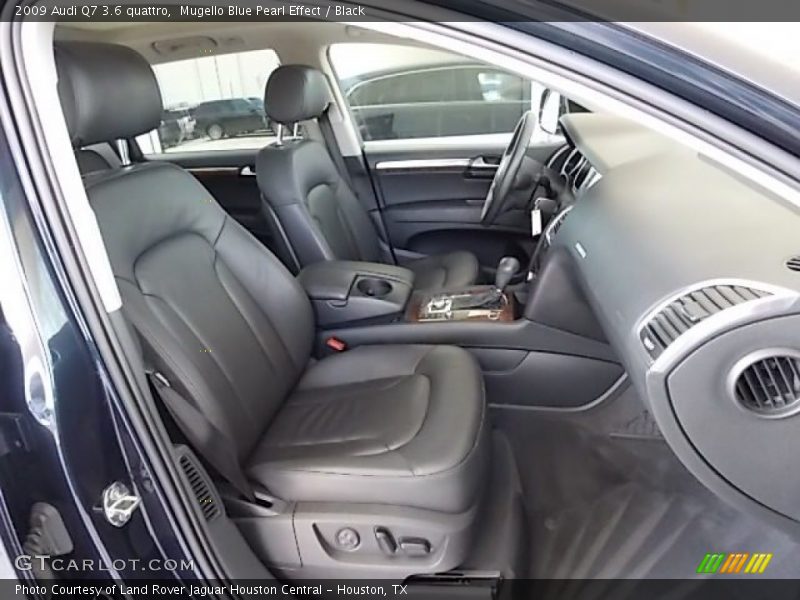 Mugello Blue Pearl Effect / Black 2009 Audi Q7 3.6 quattro