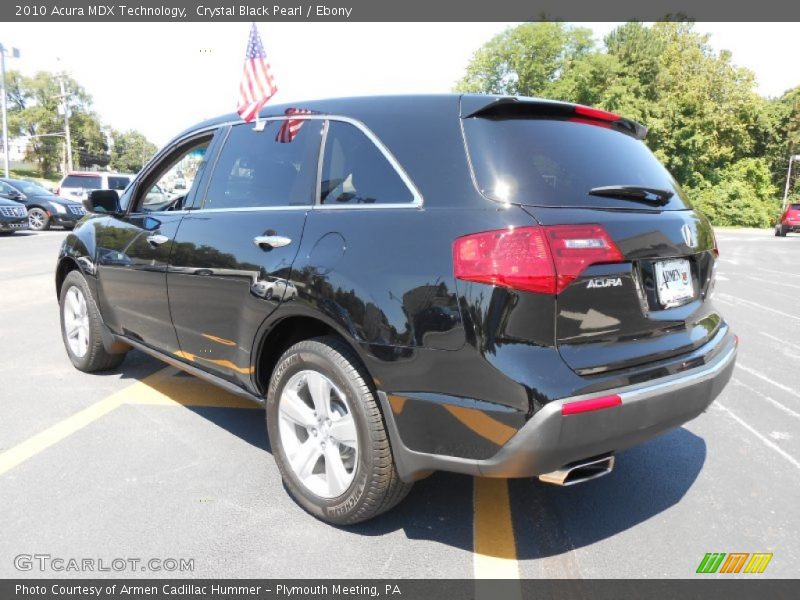 Crystal Black Pearl / Ebony 2010 Acura MDX Technology