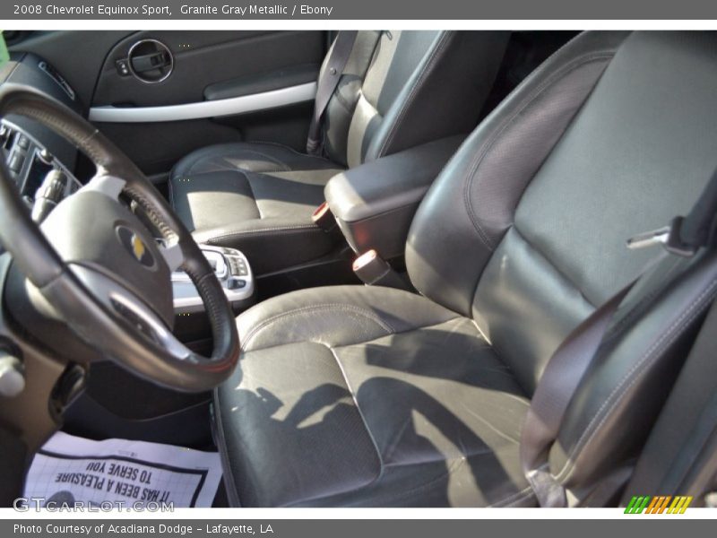 Granite Gray Metallic / Ebony 2008 Chevrolet Equinox Sport