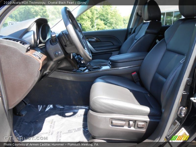 Crystal Black Pearl / Ebony 2010 Acura MDX Technology