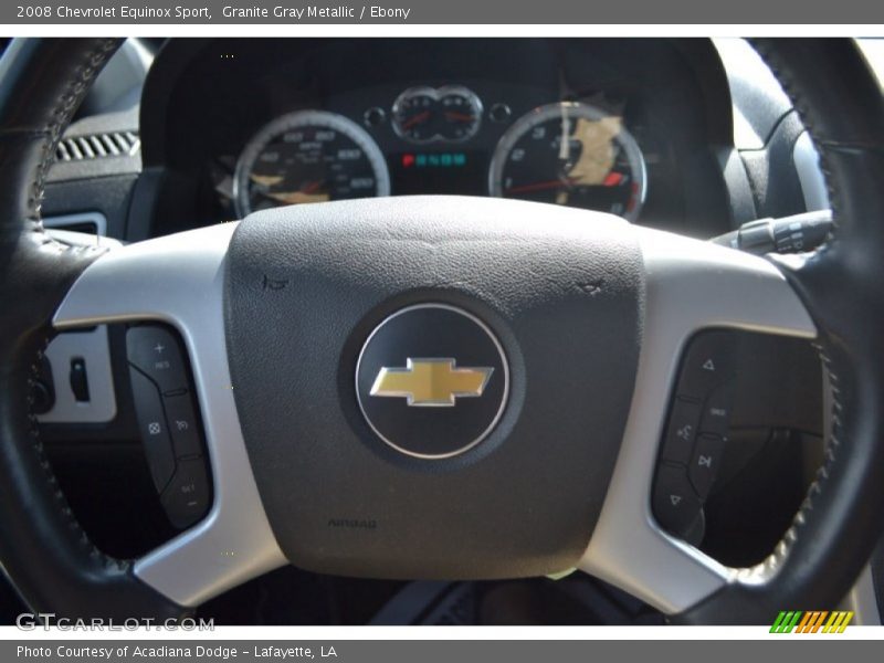 Granite Gray Metallic / Ebony 2008 Chevrolet Equinox Sport
