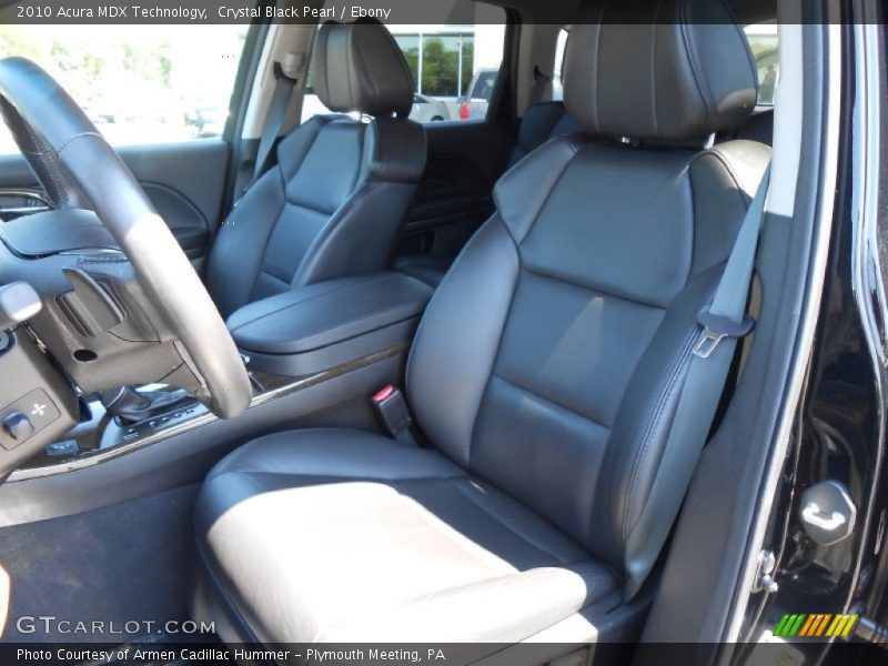 Crystal Black Pearl / Ebony 2010 Acura MDX Technology