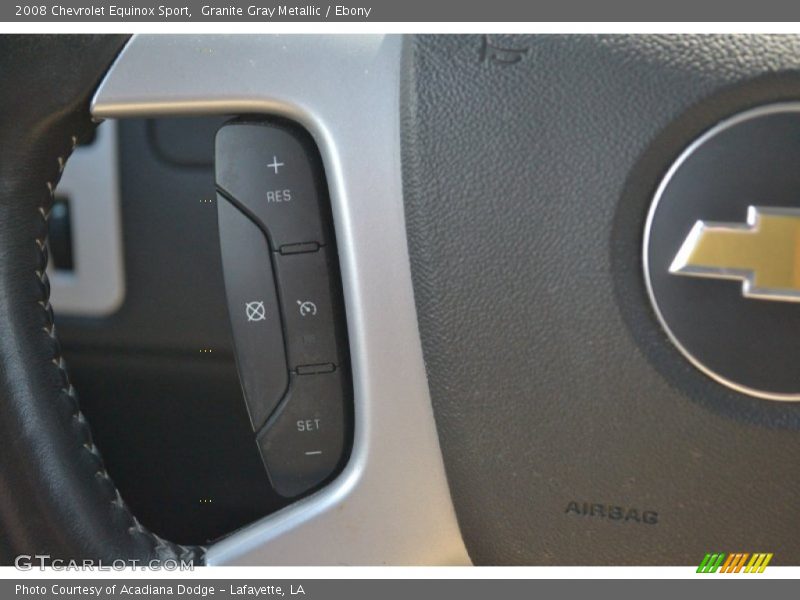 Granite Gray Metallic / Ebony 2008 Chevrolet Equinox Sport