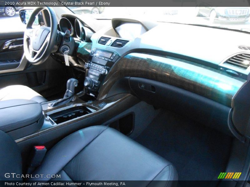 Crystal Black Pearl / Ebony 2010 Acura MDX Technology