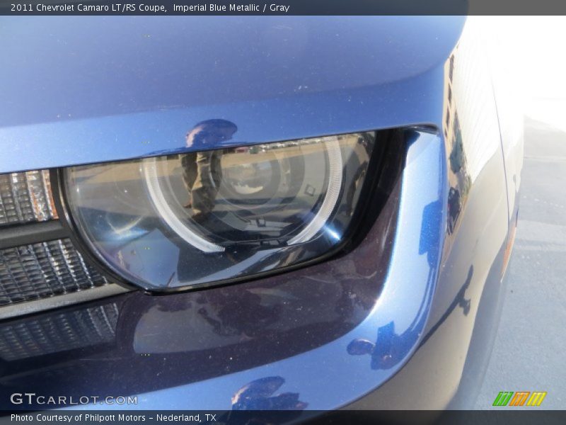 Imperial Blue Metallic / Gray 2011 Chevrolet Camaro LT/RS Coupe