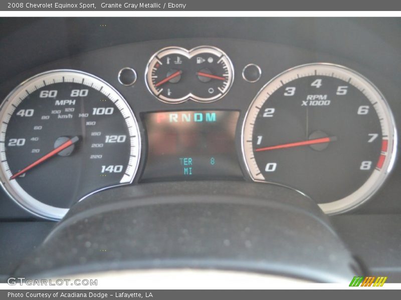 Granite Gray Metallic / Ebony 2008 Chevrolet Equinox Sport
