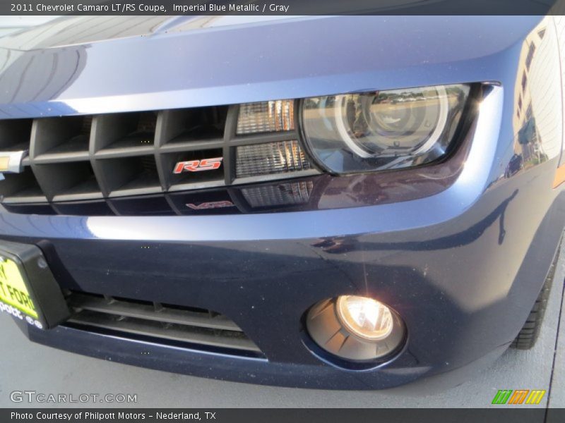 Imperial Blue Metallic / Gray 2011 Chevrolet Camaro LT/RS Coupe