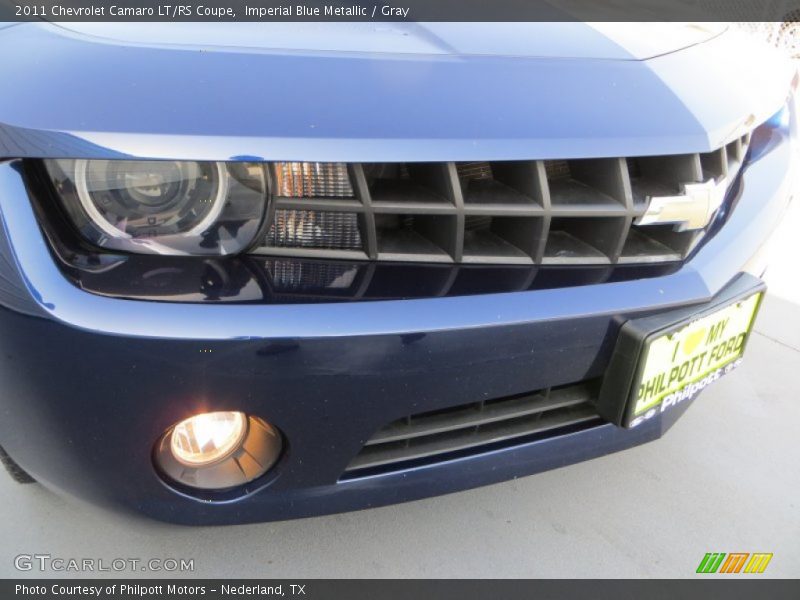 Imperial Blue Metallic / Gray 2011 Chevrolet Camaro LT/RS Coupe